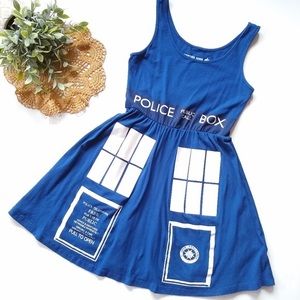 Doctor Who Phone Booth Dress size 3x